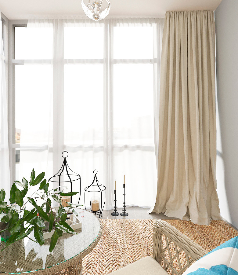 Дизайн интерьера трехкомнатной квартиры по ул. Восточной.