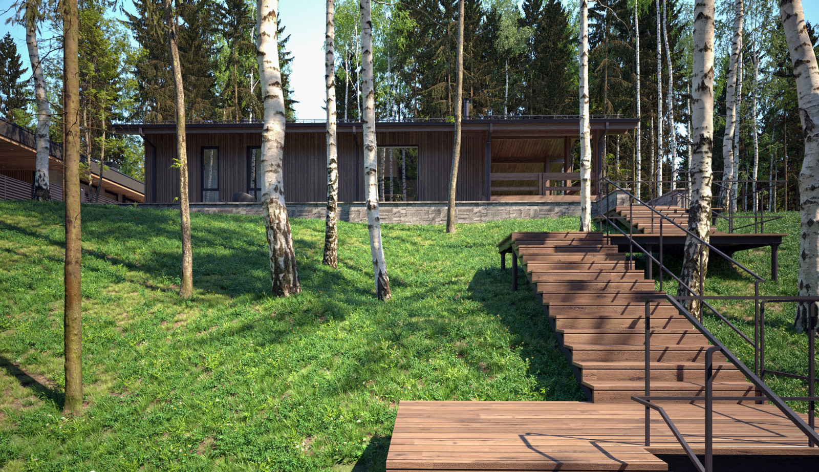 Дом в еловом лесу МСК