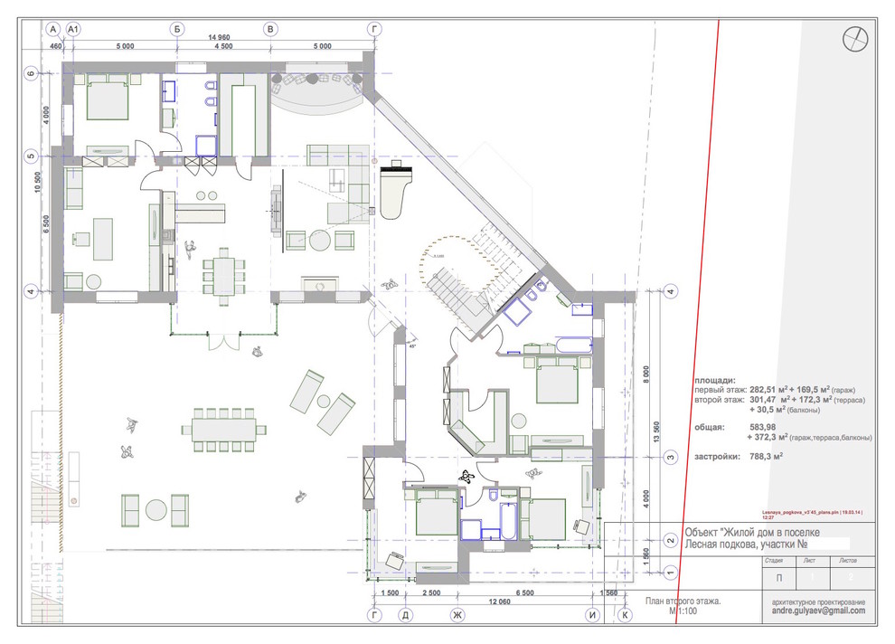 Second level plan