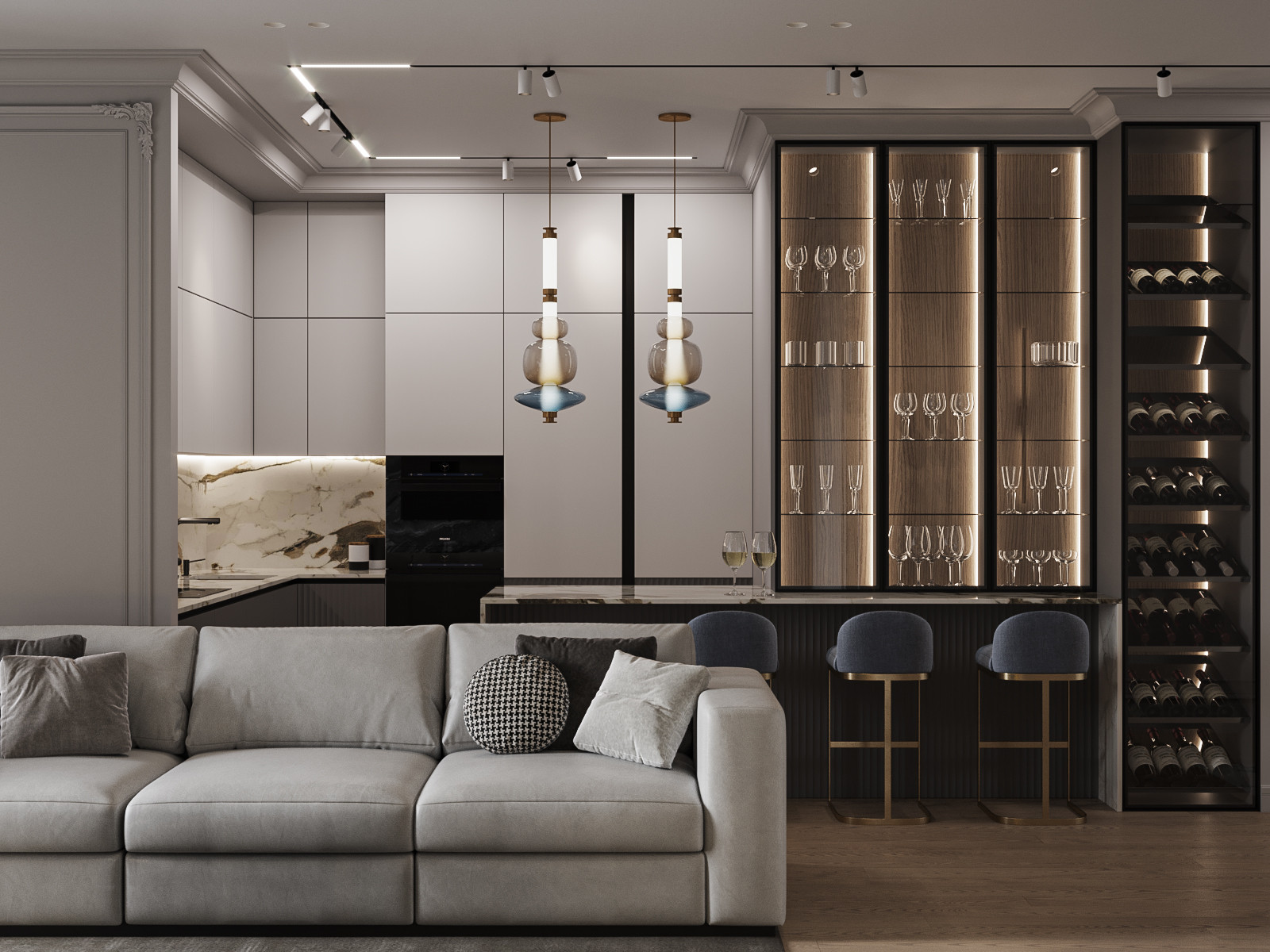 ЖК Маяк (3х комнатная квартира 98м2 г.Химки)