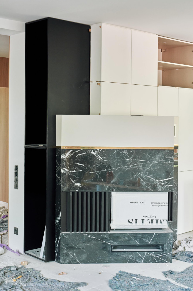 Обложка проекта: Реконструкция интерьеров дома в подмосковье. 350 м.кв.