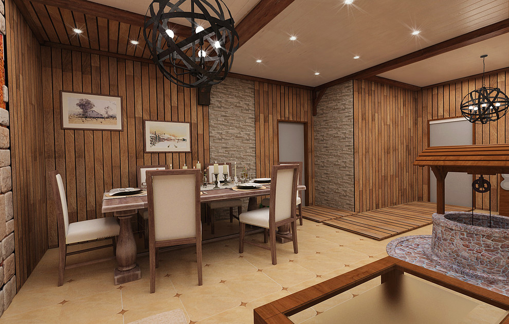 Зона отдыха в коттедже