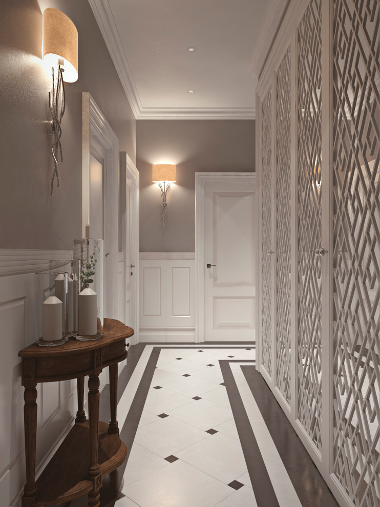 Двухкомнатная квартира в классическом стиле в Моксве.