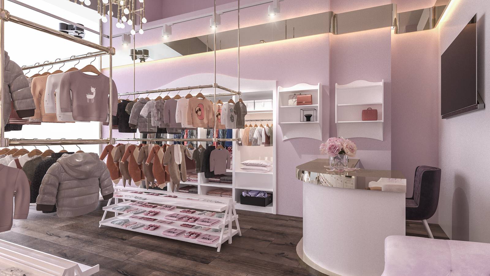 Shop_005_визуализация интерьера магазина в "ТРЦ МЕГАМАГ"