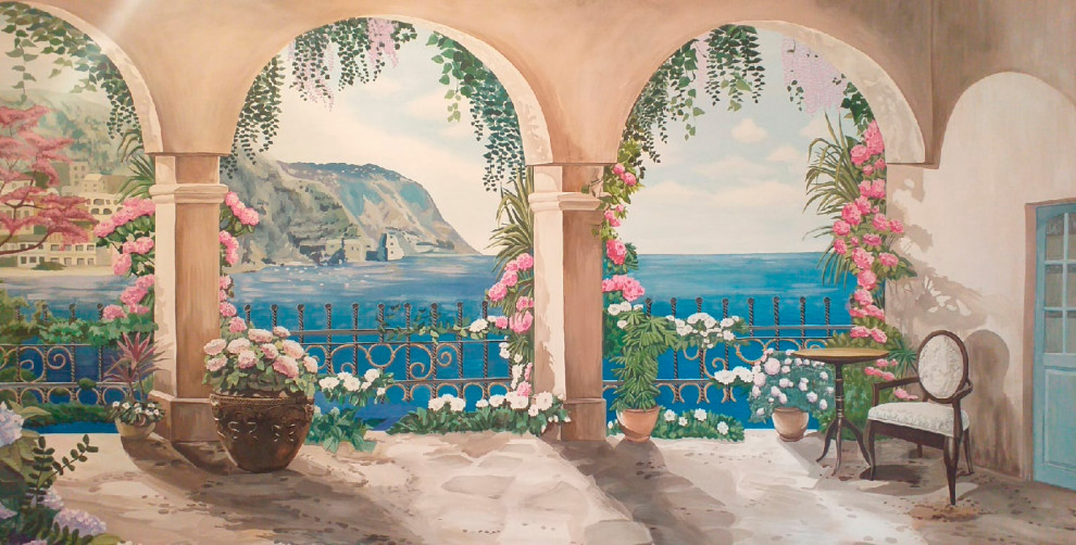 Обложка проекта: Роспись гостиной в классическом стиле