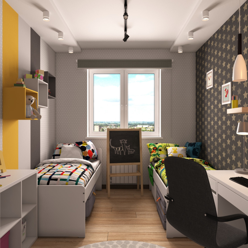 Дизайн детской для мальчика и девочки