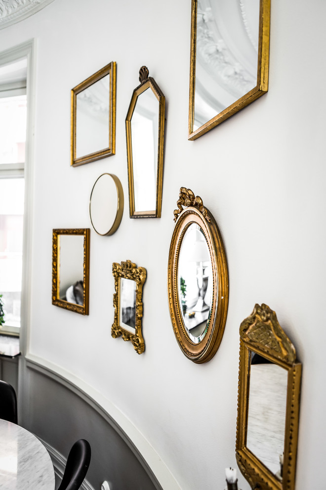 Houzz Швеция: Квартира в круглой башне в Стокгольме