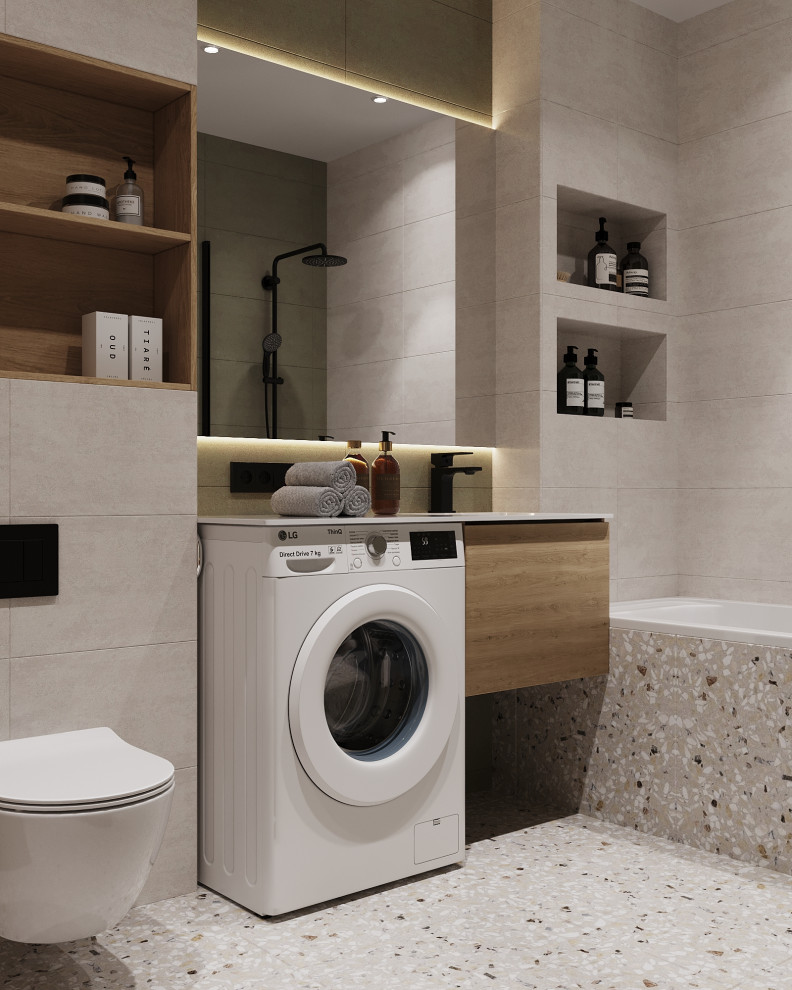 Обложка проекта: Дизайн ванной комнаты