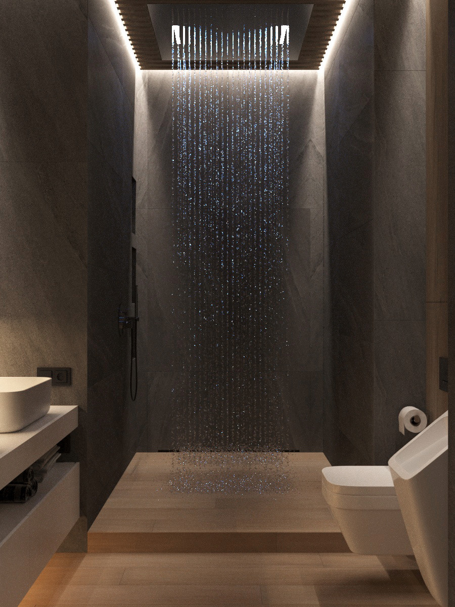 Современная квартира с видом на лес