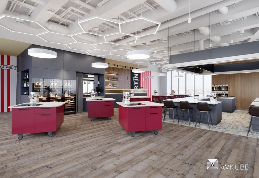 Обложка проекта: РЕСТОРАН «КУЛИНАРИУМ» В СОВРЕМЕННОМ СТИЛЕ НА ЗАПАДЕ МОСКВЫ