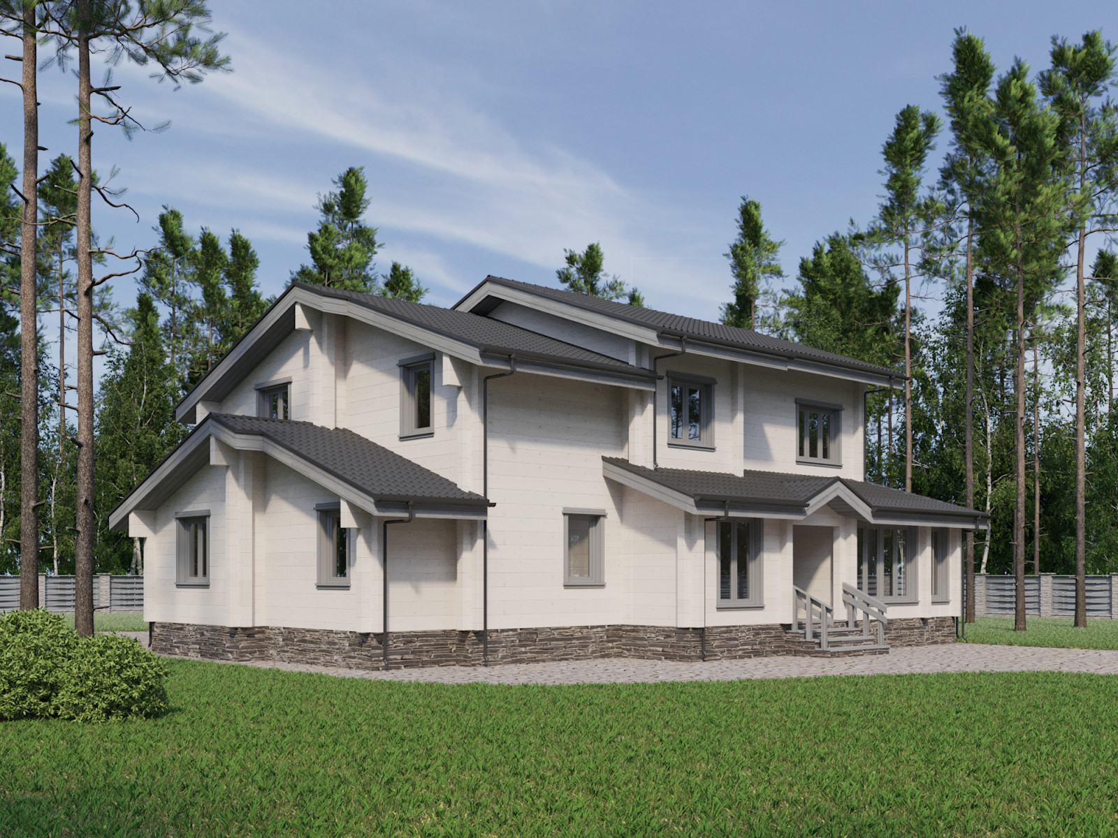 Дом из клееного бруса  Заповедник