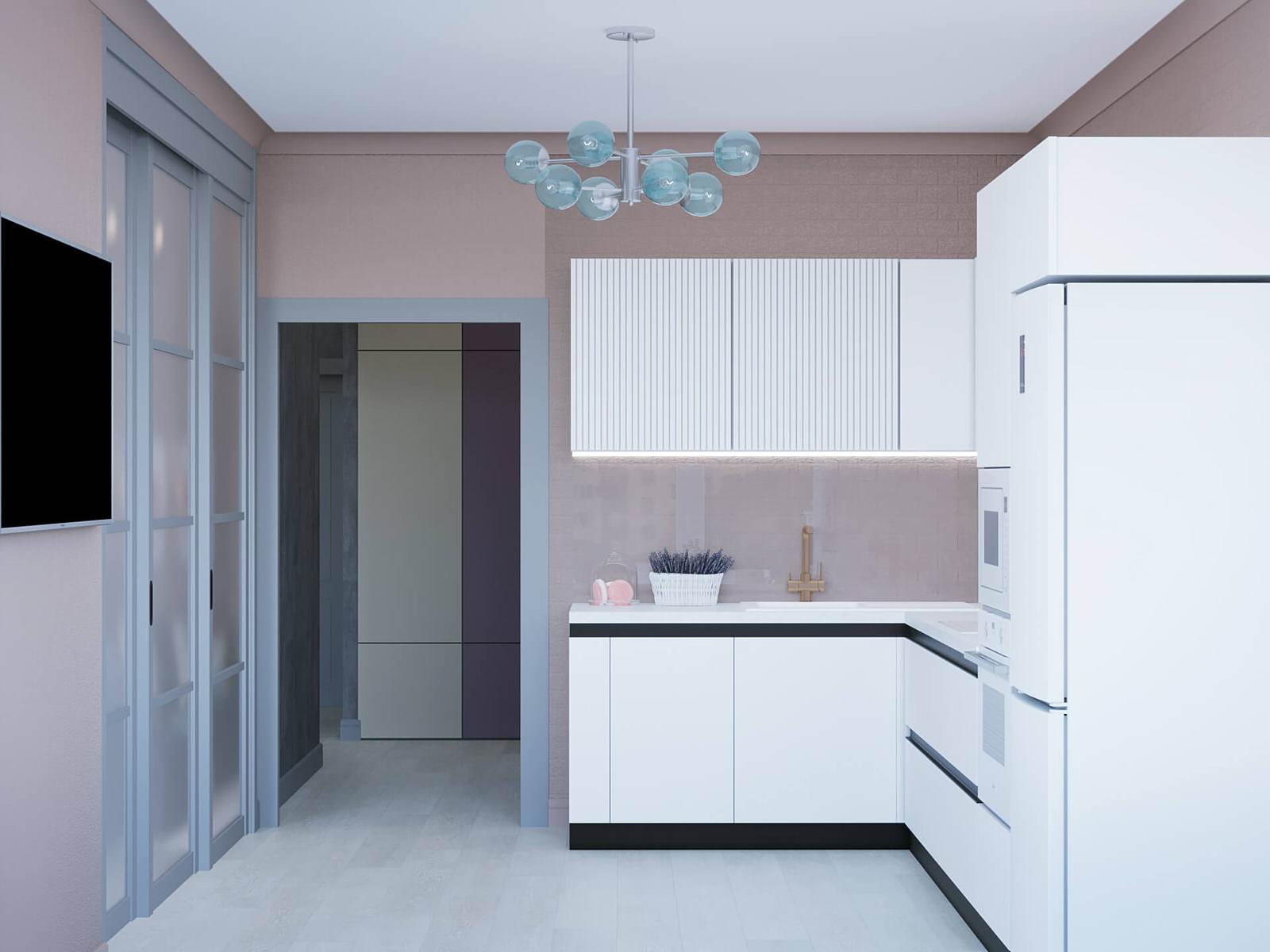 Дизайн двухкомнатной квартиры в современном стиле