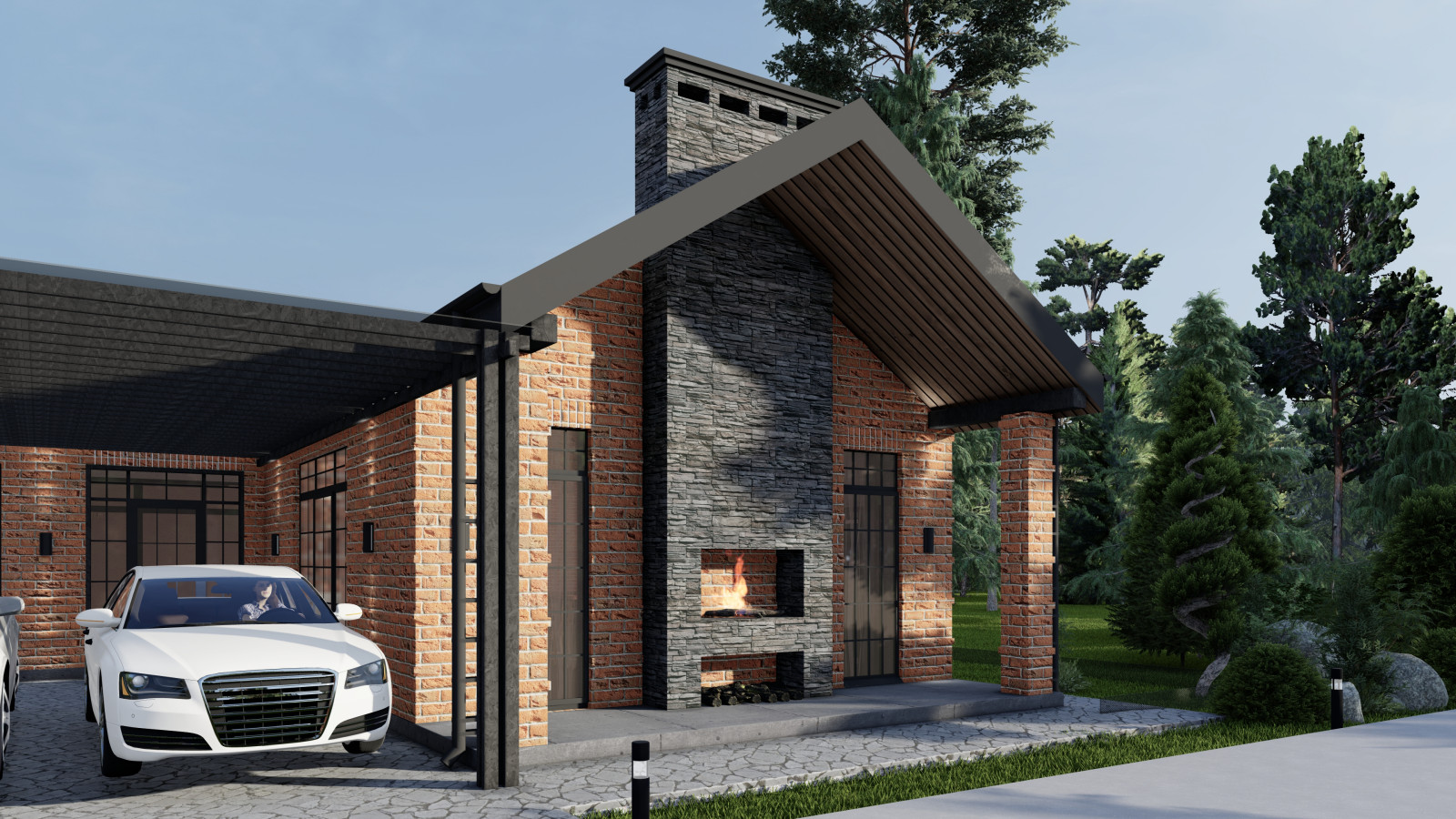 Обложка проекта: Дом в английском стиле