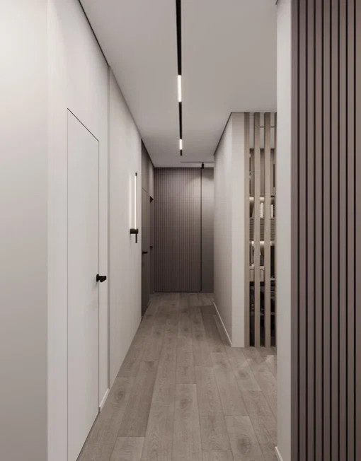 Дизайн проект 4-х комнатной квартиры 145 м2 для семейной пары с детьми