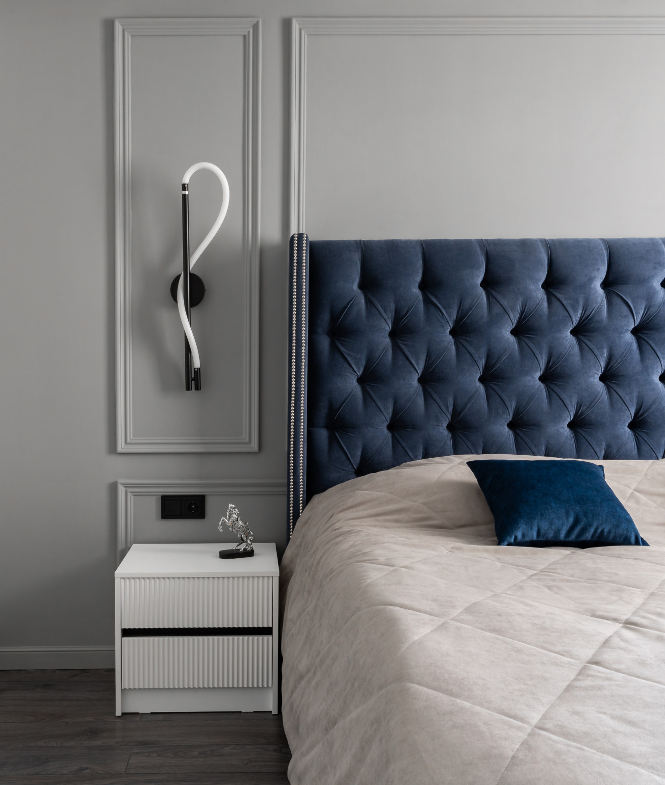 Съемка интерьера спальни в ЖК "Золотой Луч", г. Челябинск