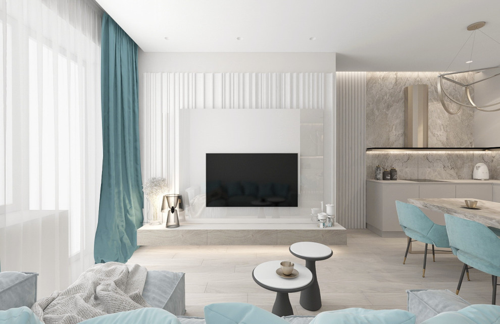 Бирюзовый минимализм