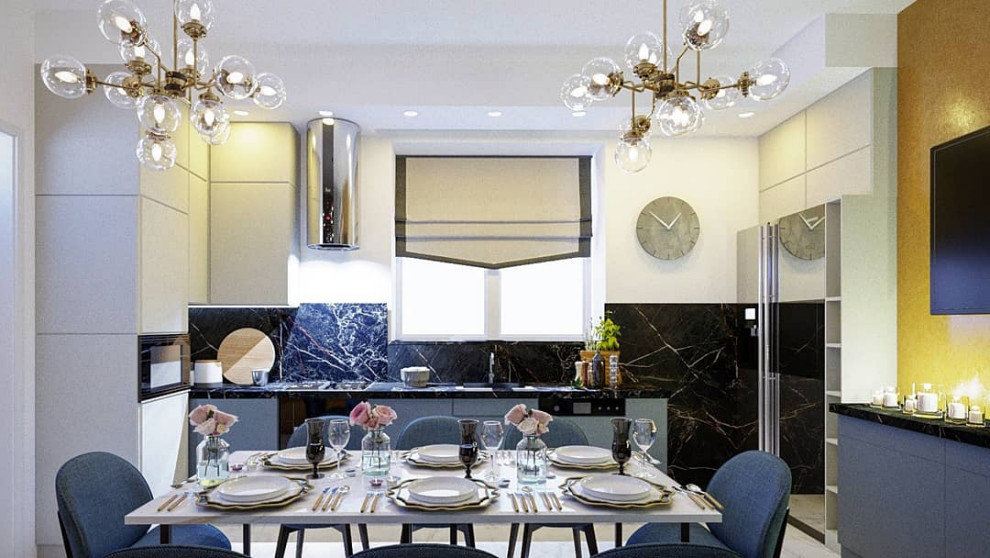 Обложка проекта: Кухня-столовая