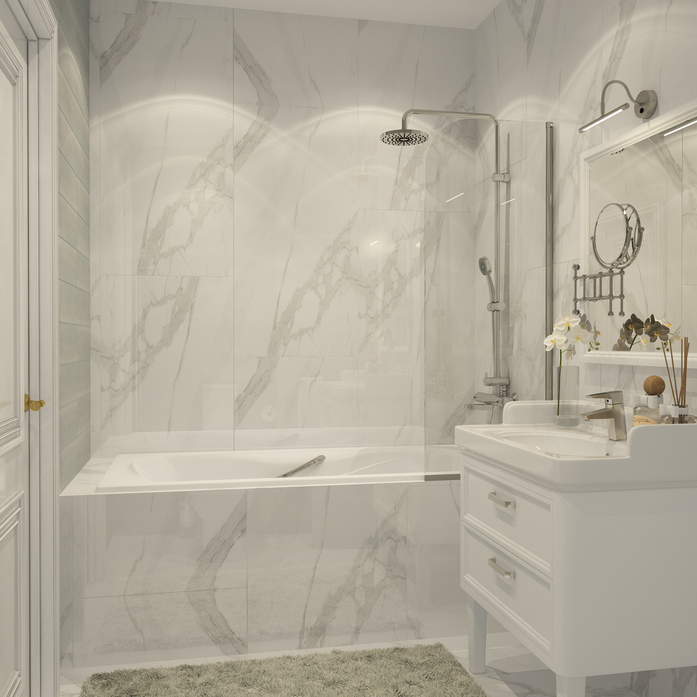 2-ух комнатная квартира стиль Неоклассика.