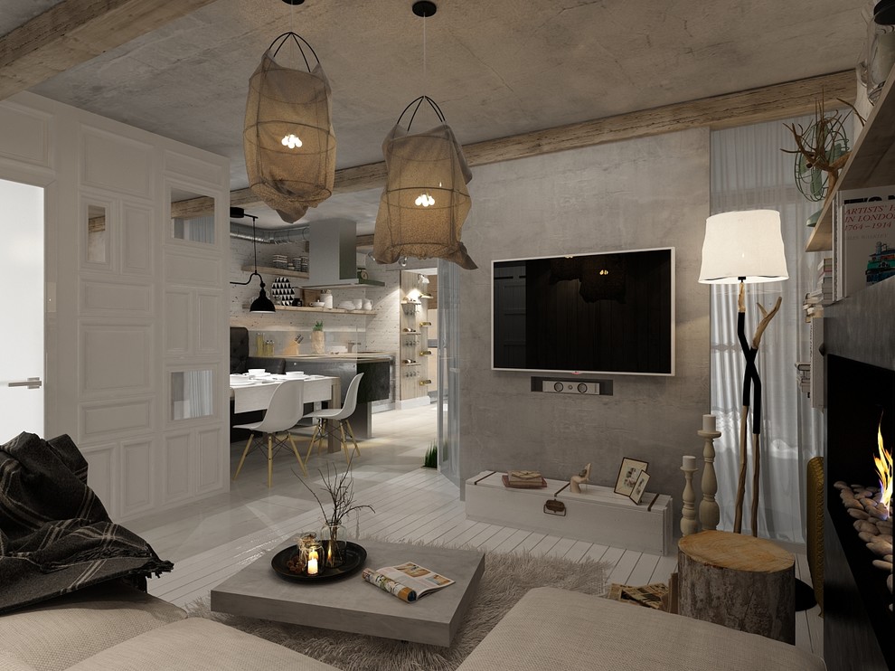 Обложка проекта: Квартира - ЖК ТРИКОЛОР, 55м2