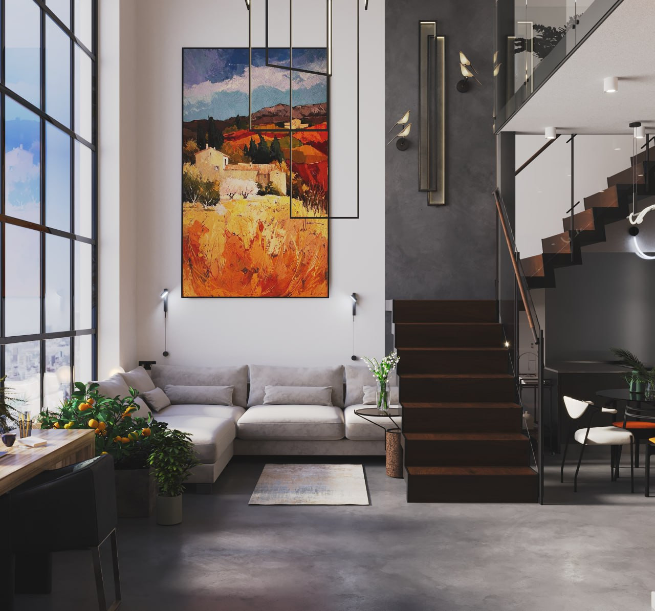 Обложка проекта: Много воздуха и света. Апартаменты для молодой пары.