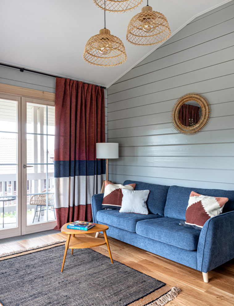 Загородный дом в оттенках моря и солнца