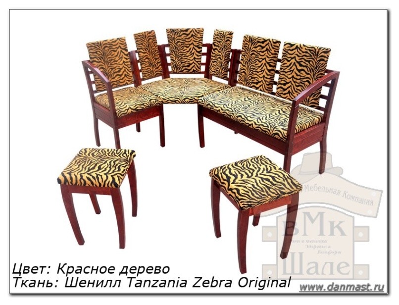 Кухонные угловые диваны из массива