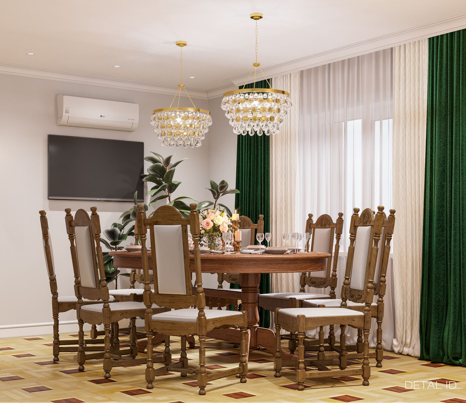 Кухня в частном доме, 24 кв.м.