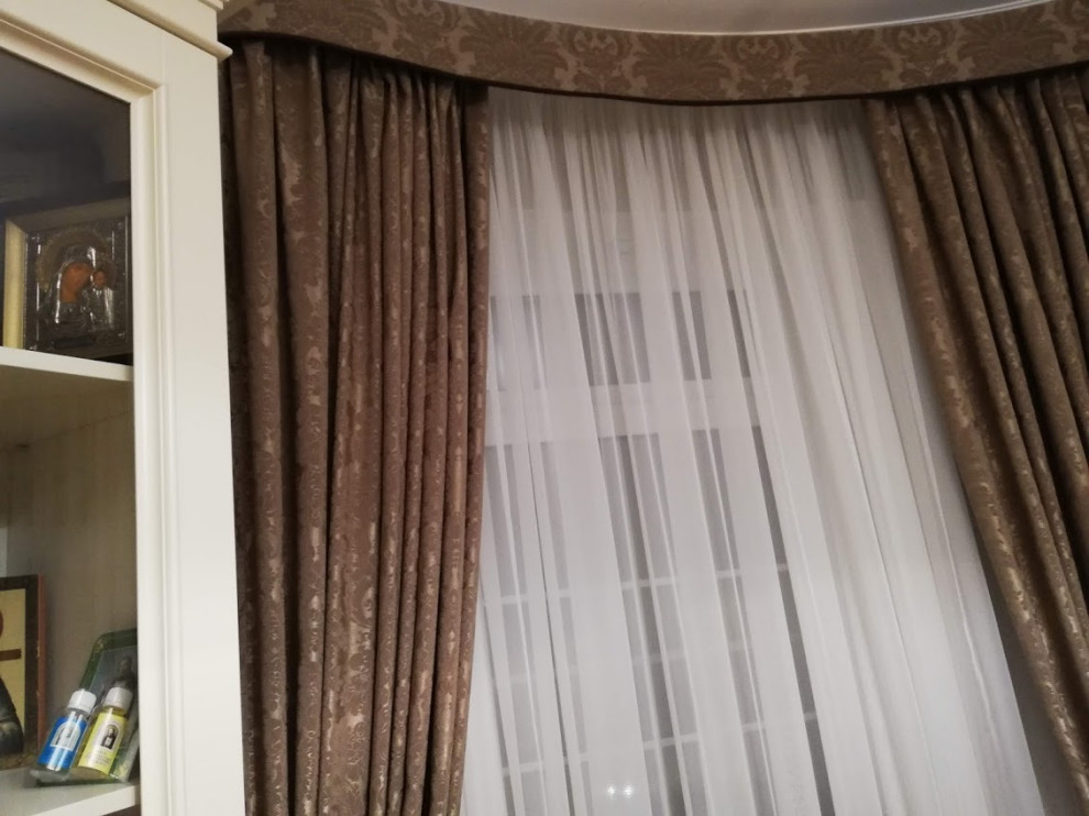 Дом в стиле американская классика, неоклассика. Фото в процессе