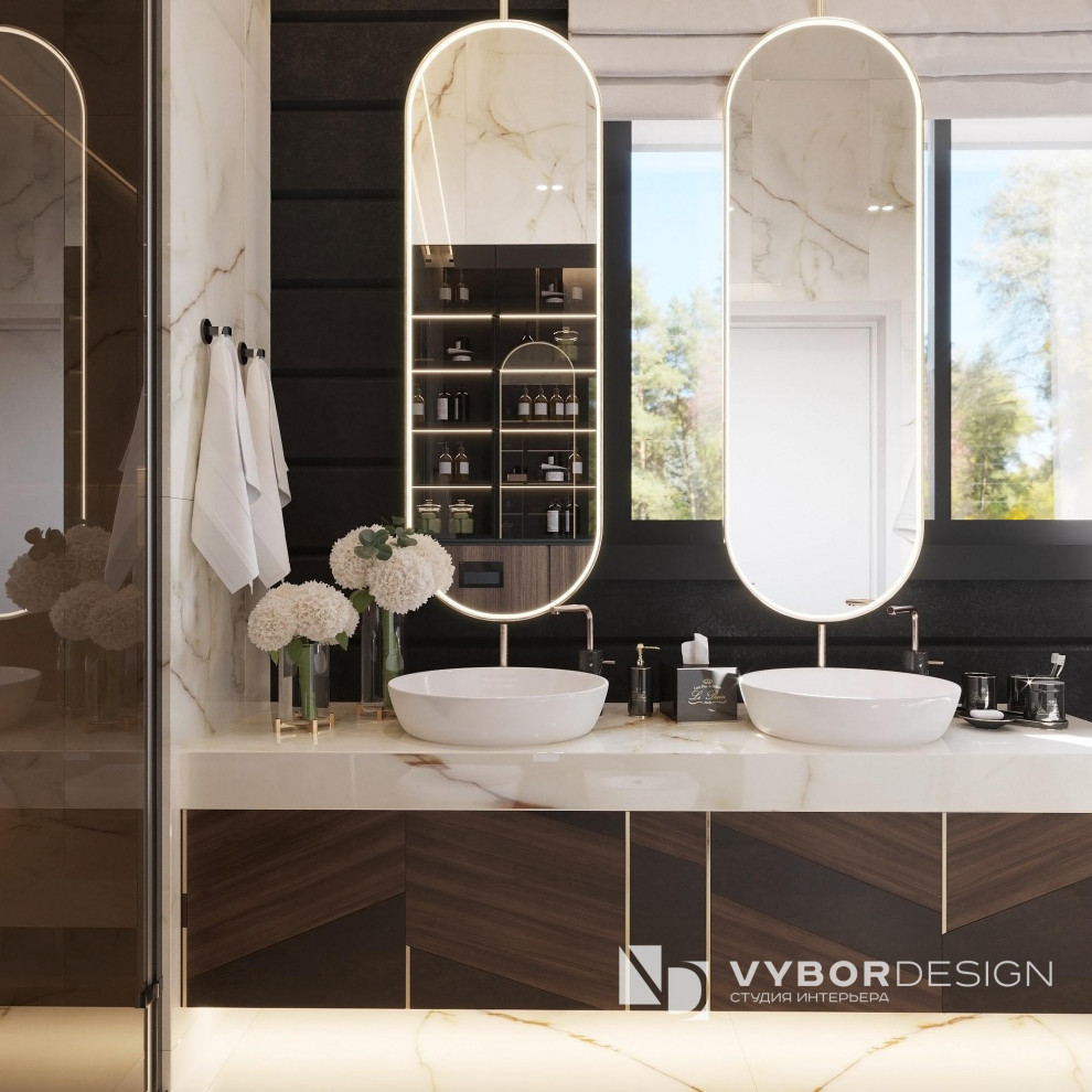 Дизайн интерьера дома из бруса