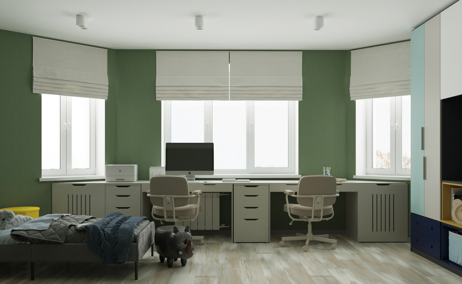 Проект 3-х комнатной квартиры в ЖК "Красный Бор"