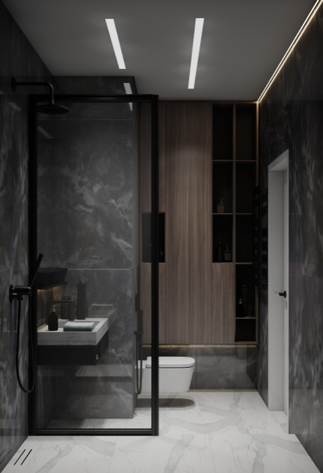 №14. Стильный и сильный интерьер в центре города Иркутск.