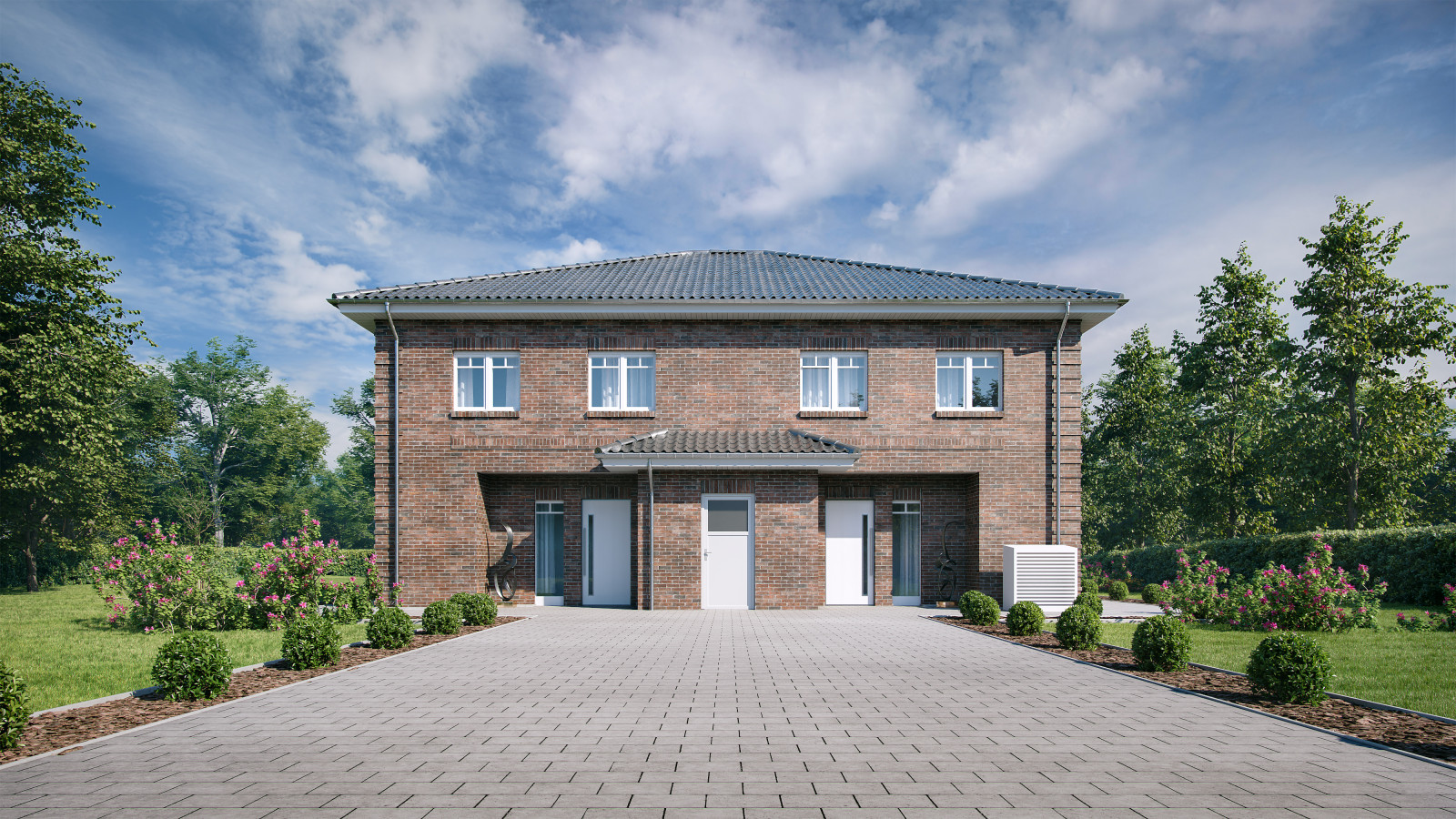 Visualisierung Zweifamilienhaus