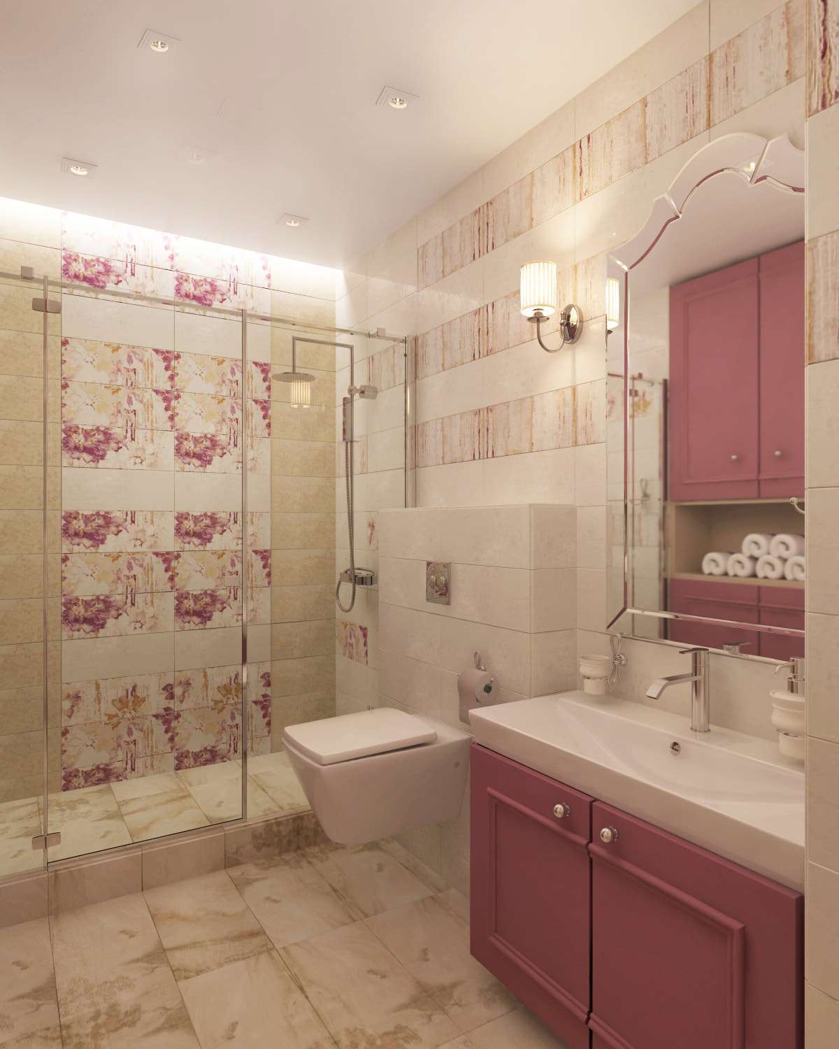 Эклектичный интерьер в ЖК Петровский, 100 кв. м. (г. Новосибирск)