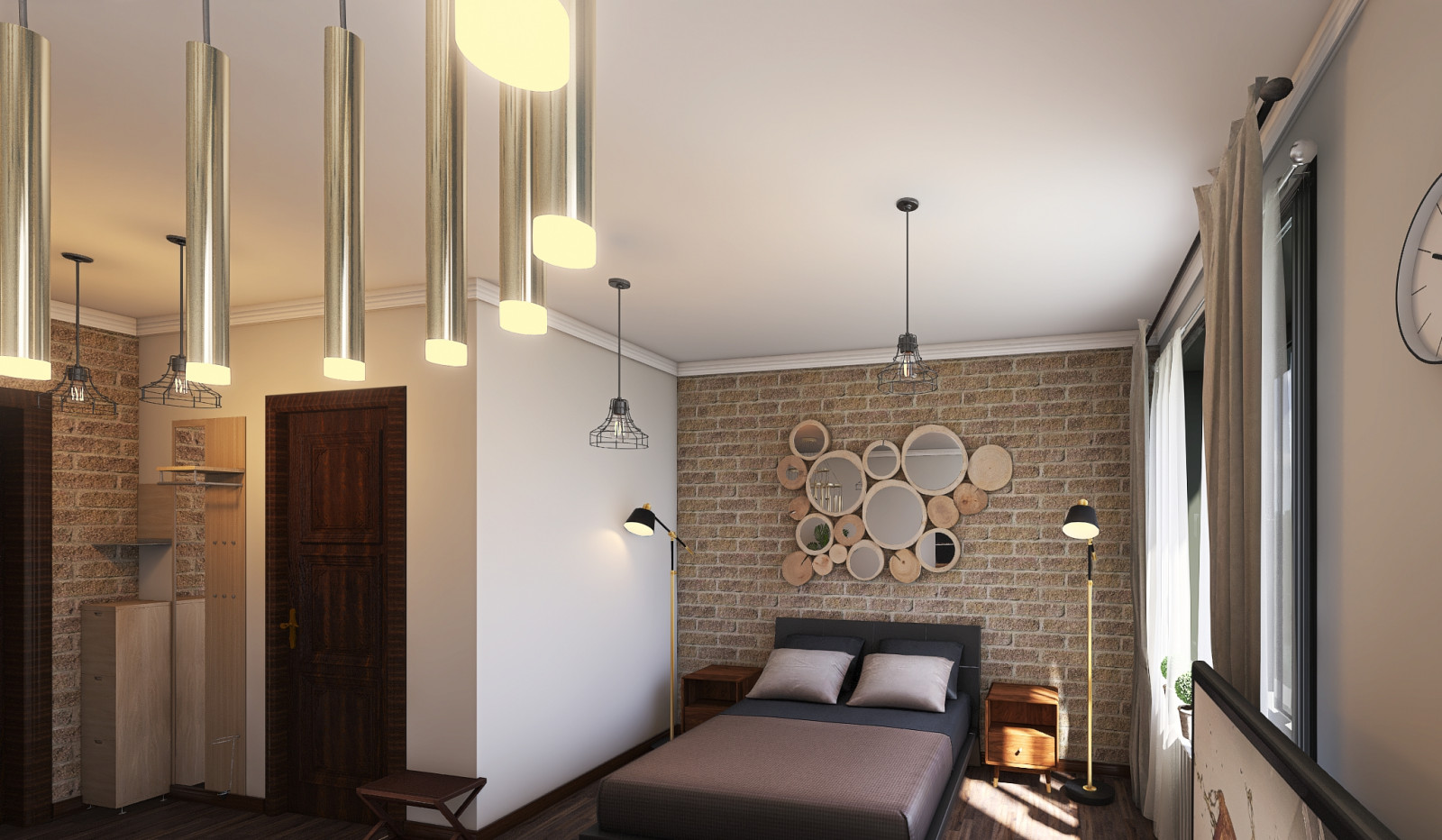 Скандинавский стиль в интерьере студии