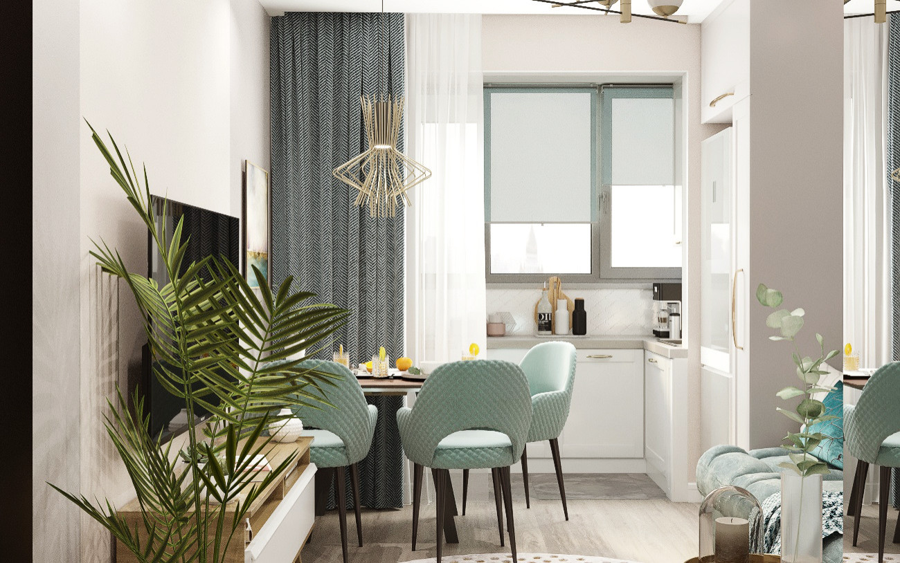 Квартира 54 м2 для молодой семьи в ЖК "Краски лета"