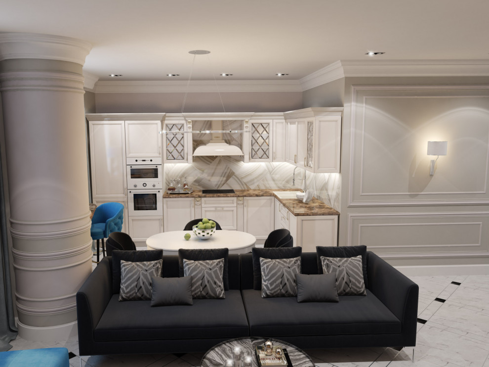 Неоклассика в интерьере двухкомнатной квартиры