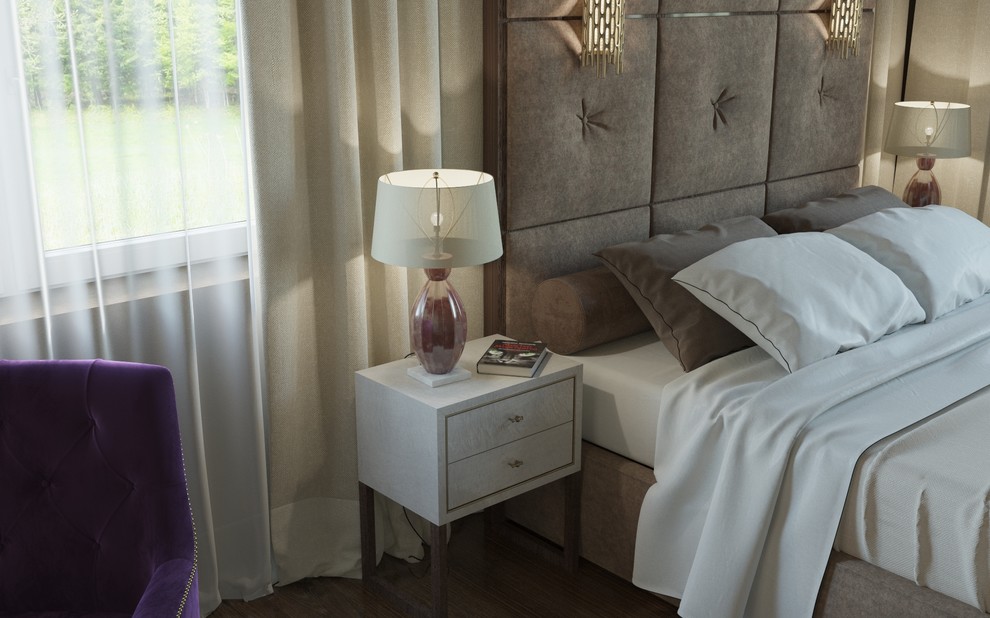 СПАЛЬНЯ В ТЕПЛЫХ ТОНАХ