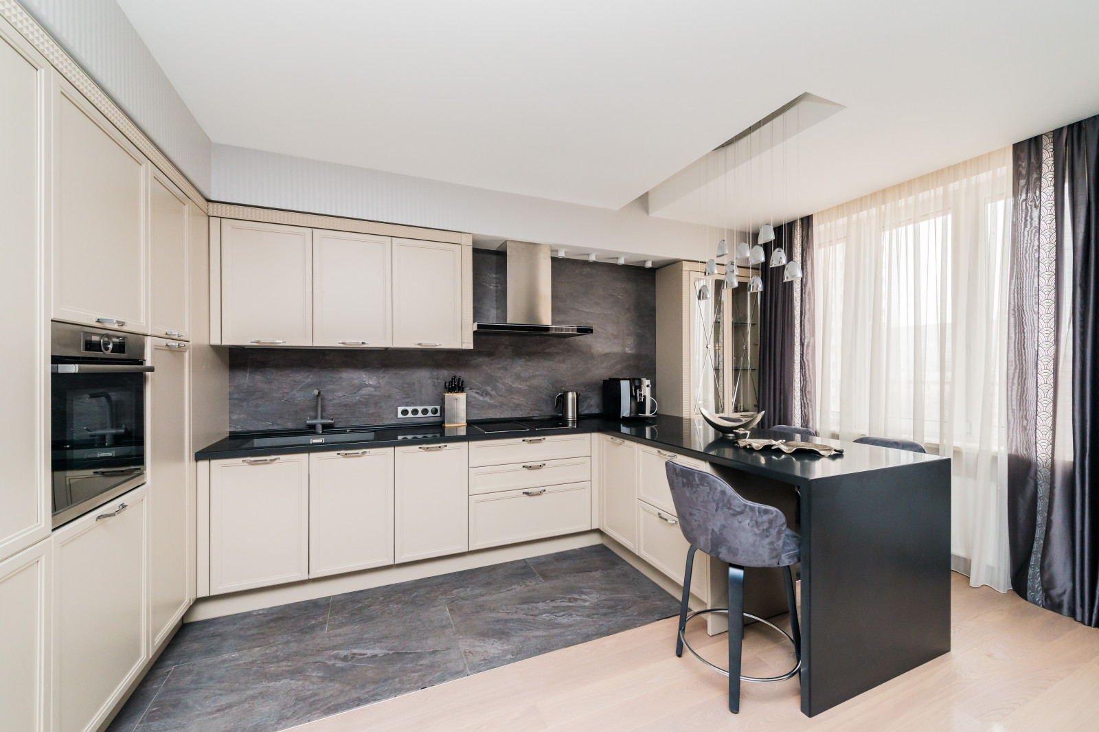 Палитра серого. Квартира 80 кв.м.