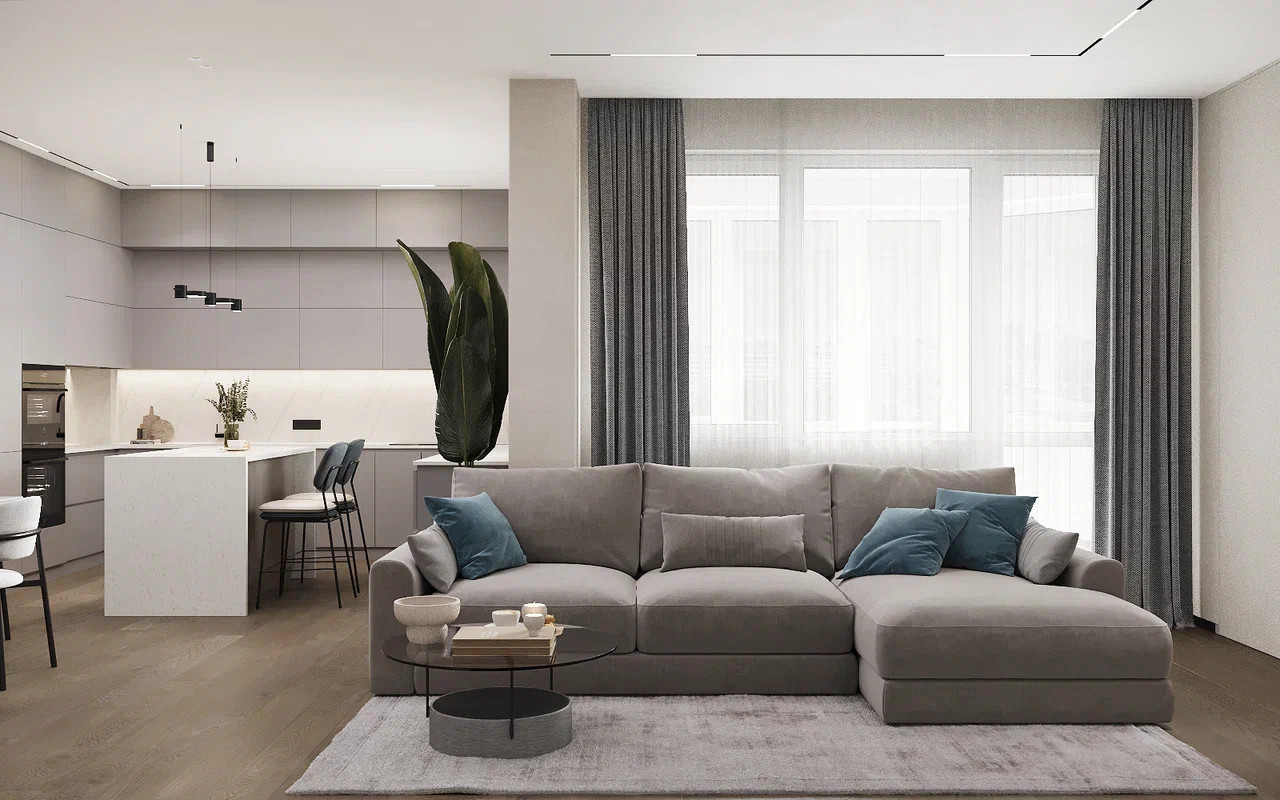 Квартире в современном стиле с детской комнатой - комфорт и уют