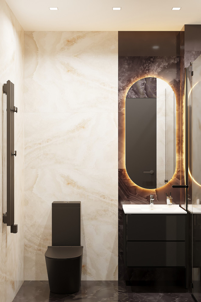 Двухуровневая квартира для молодой семьи