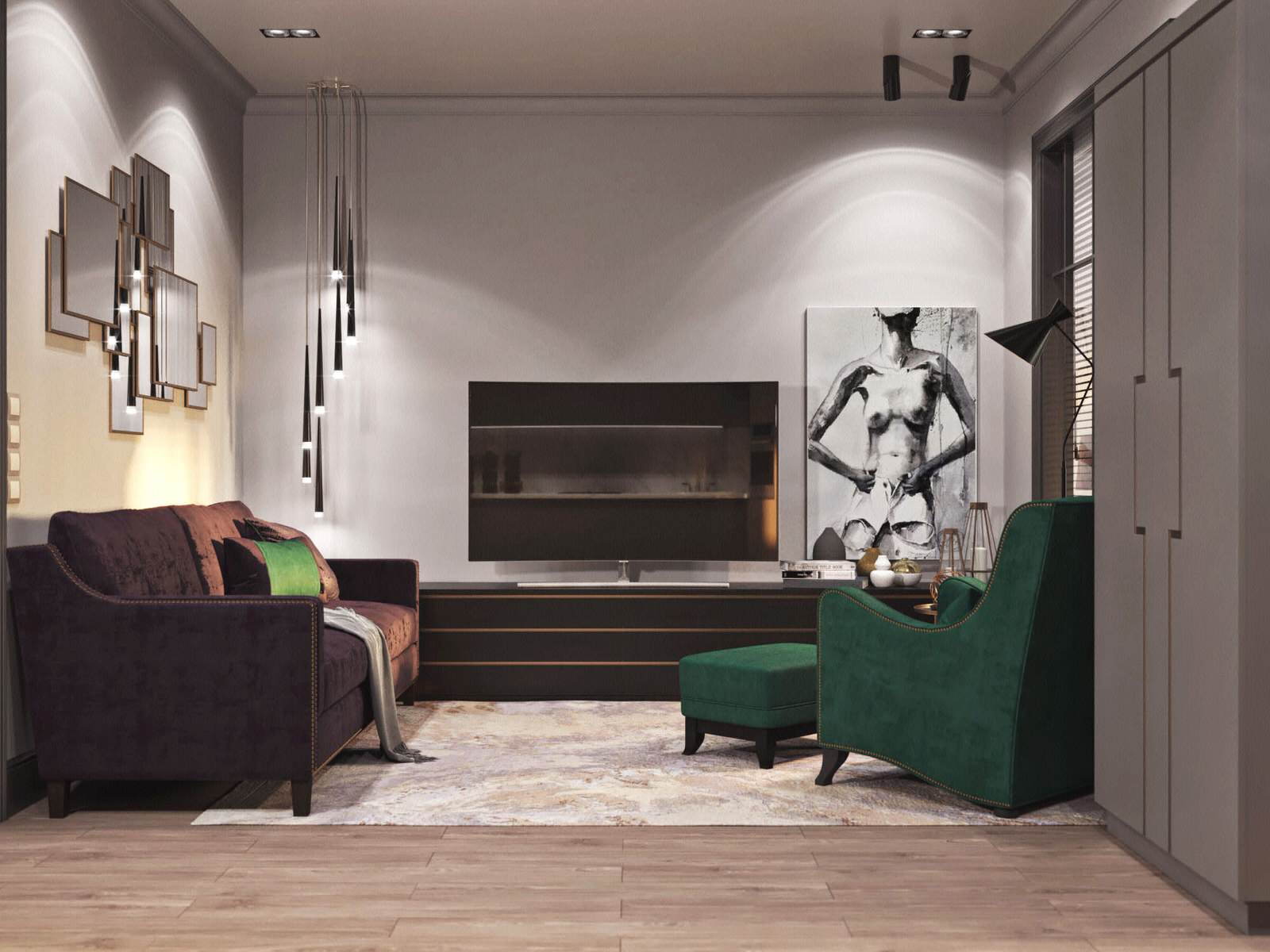 Дизайн интерьера квартиры с межкомнатным окном