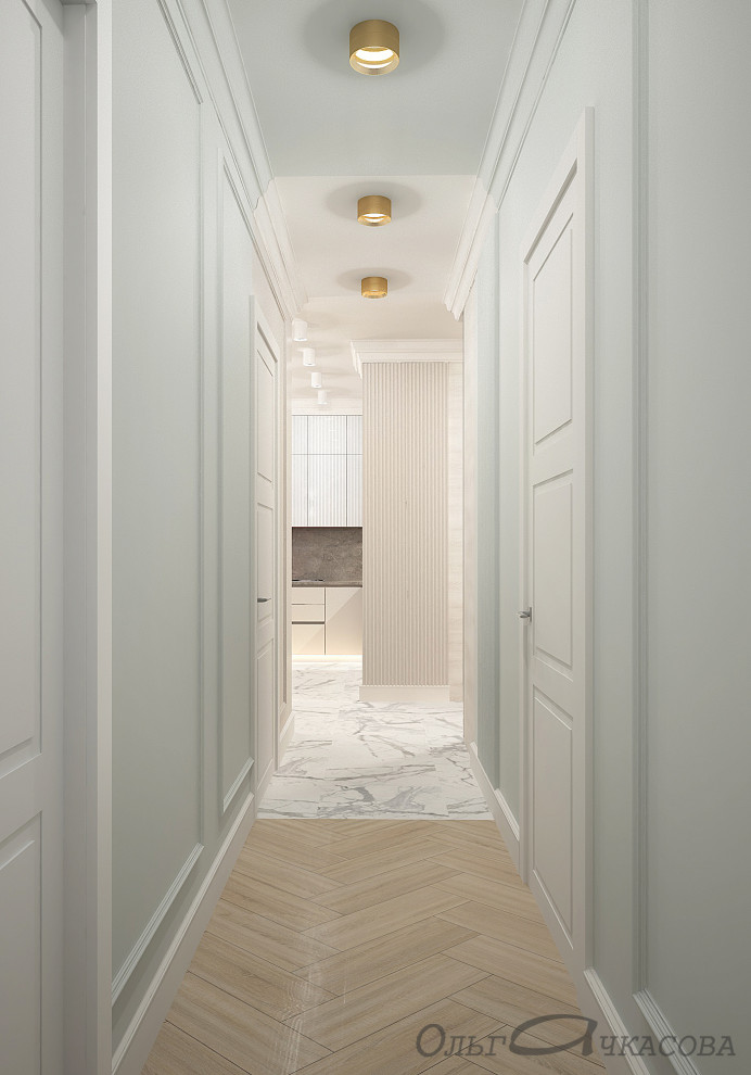 проект квартиры в Москве для семьи из четырех человек