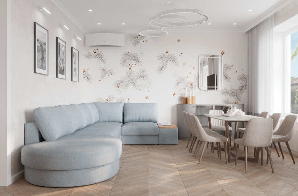 Дизайн интерьера двухэтажного дома 120 кв.м.