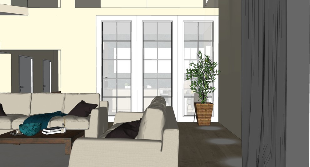 Современный дом с камином в Кольцово