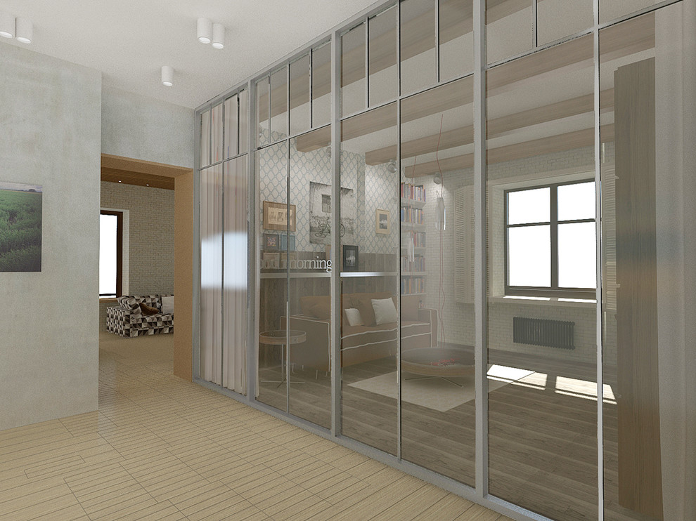 Лофт с лестницей – кинозалом