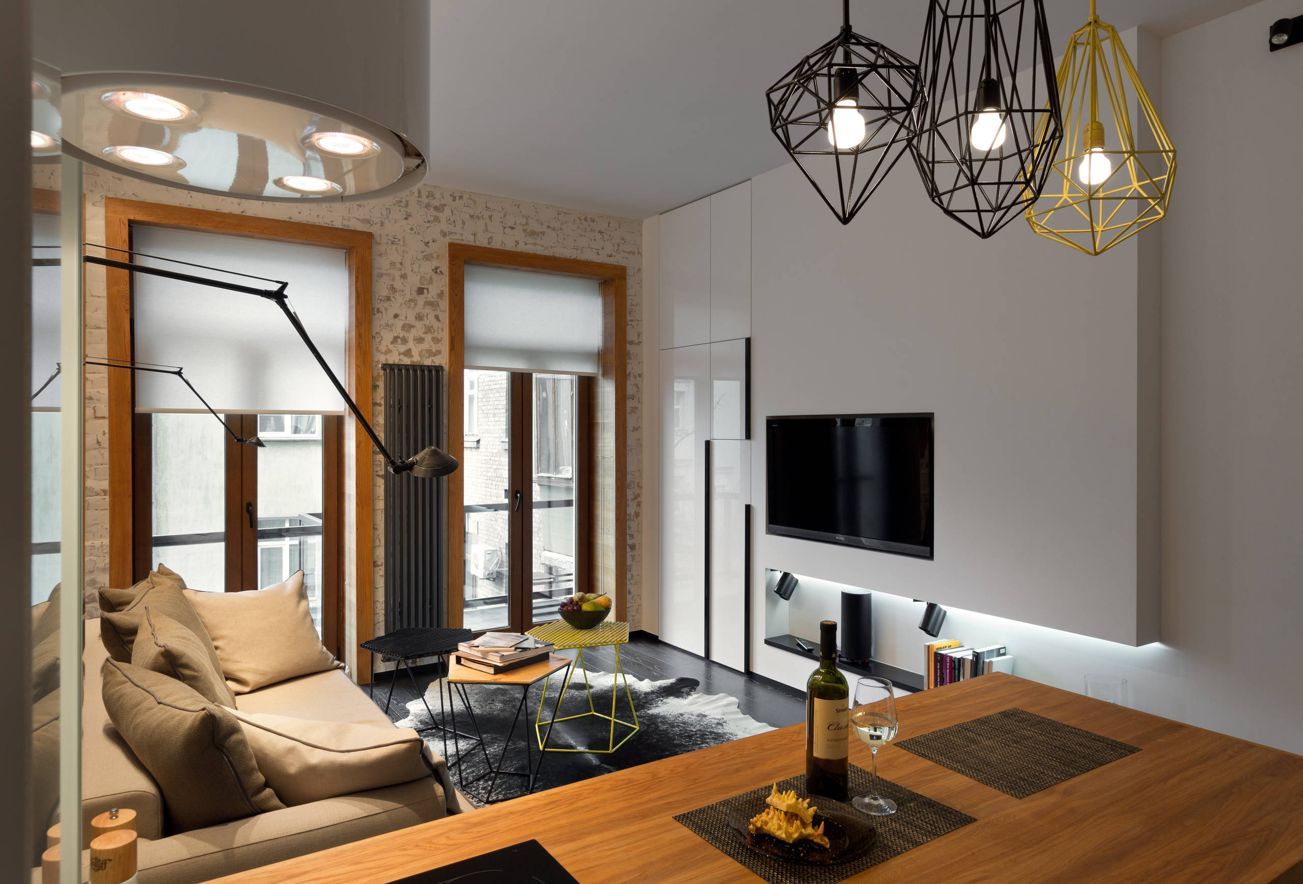 Houzz Украина: Малометражная квартира с остроумной планировкой