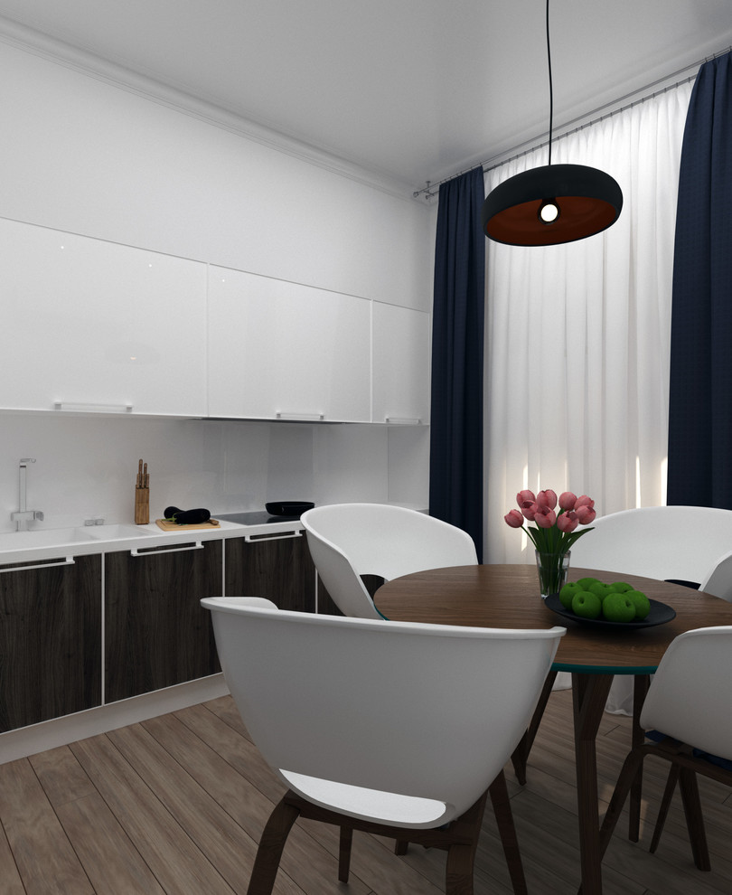 Интерьер квартиры в стиле модерн середины XX в. Кухня.