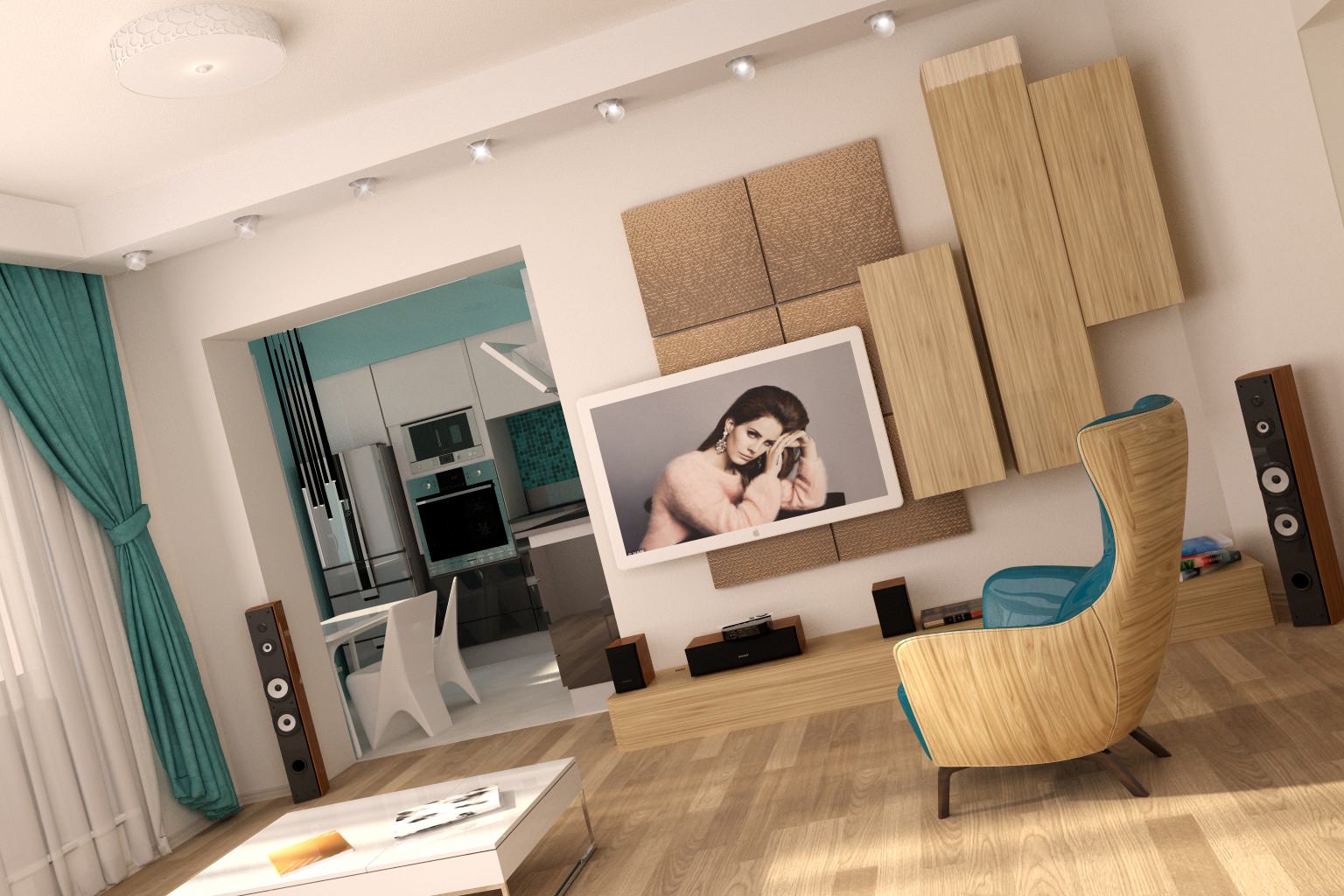 studio 40 sq.m Krasnogorsk