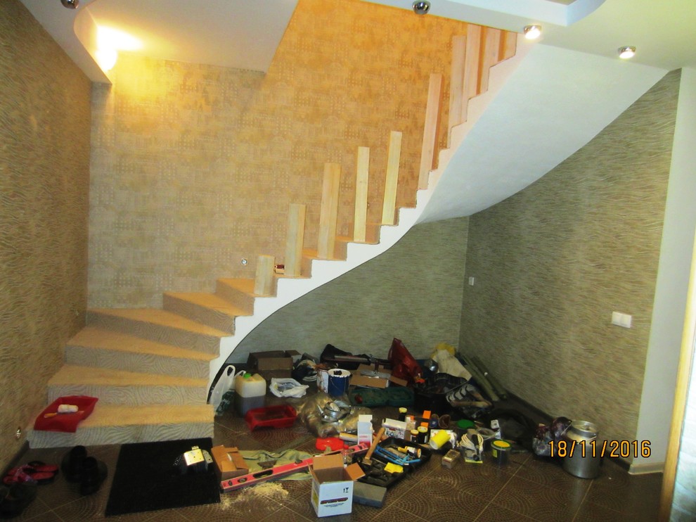 Облицовка бетонной лестницы экономично, быстро и красиво