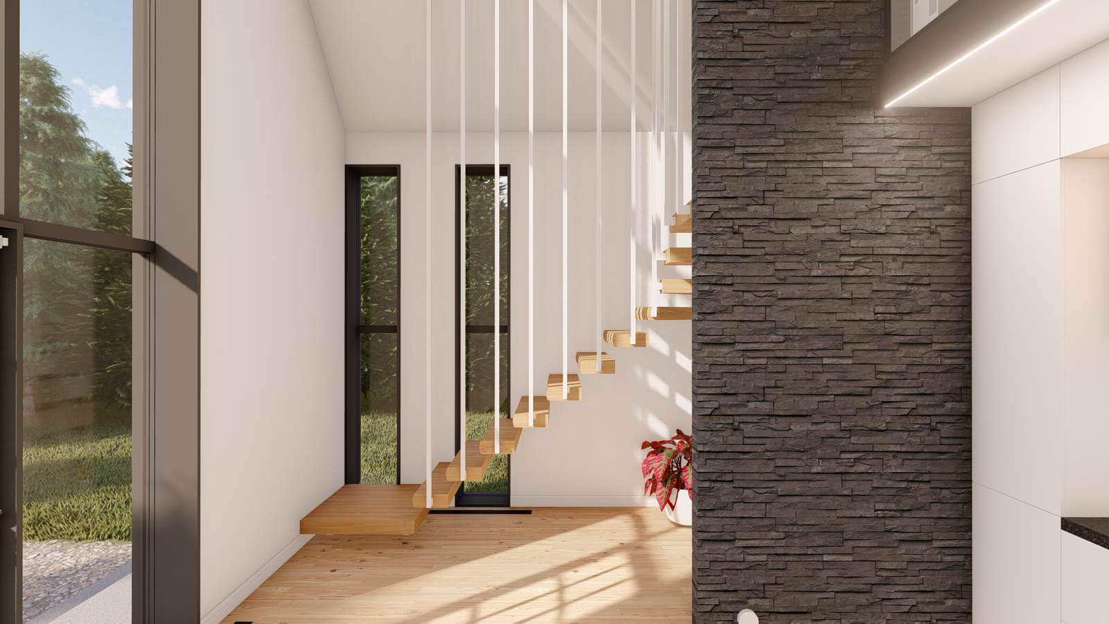 Интерьер для проекта Barn House